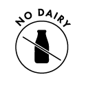 no dairy icon