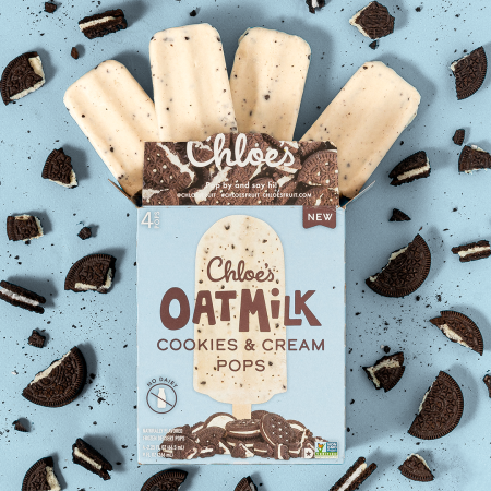 Cookies & Cream Oatmilk Box and Pops