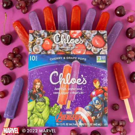Avengers Cherry & Grape Box and Pops