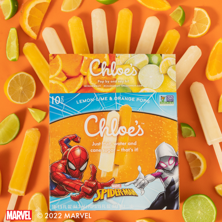 Spider-Man Lemon-Lime & Orange Box and Pops